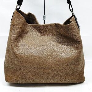 Louis Vuitton Brown Embossed Shoulder Bag